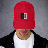 BosBoy Double B(Red & white) Trucker Hat
