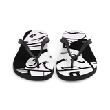 BosBoy Black & White Flip-Flops